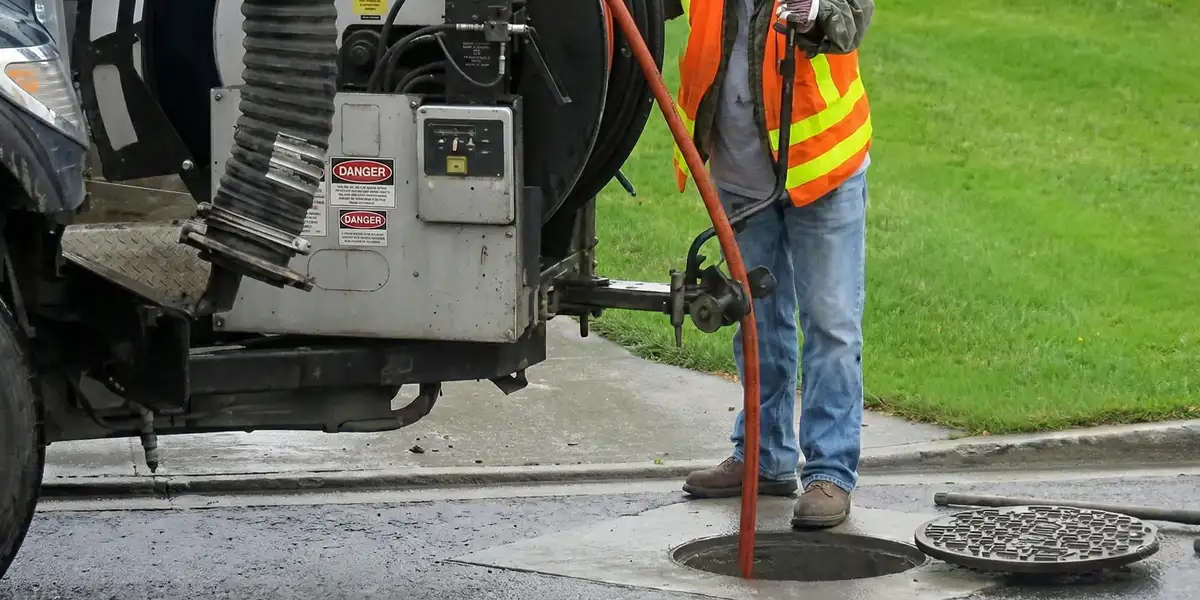 sewage clean up professionals using industrial equipment to remove contaminated wastewater in Chicago, IL